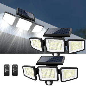 Three-Head Outdoor Solar Light