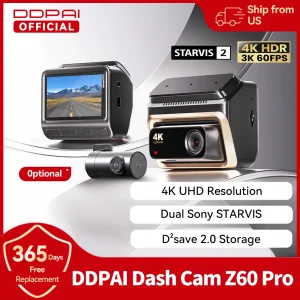 4K Dash Cam Front and Rear